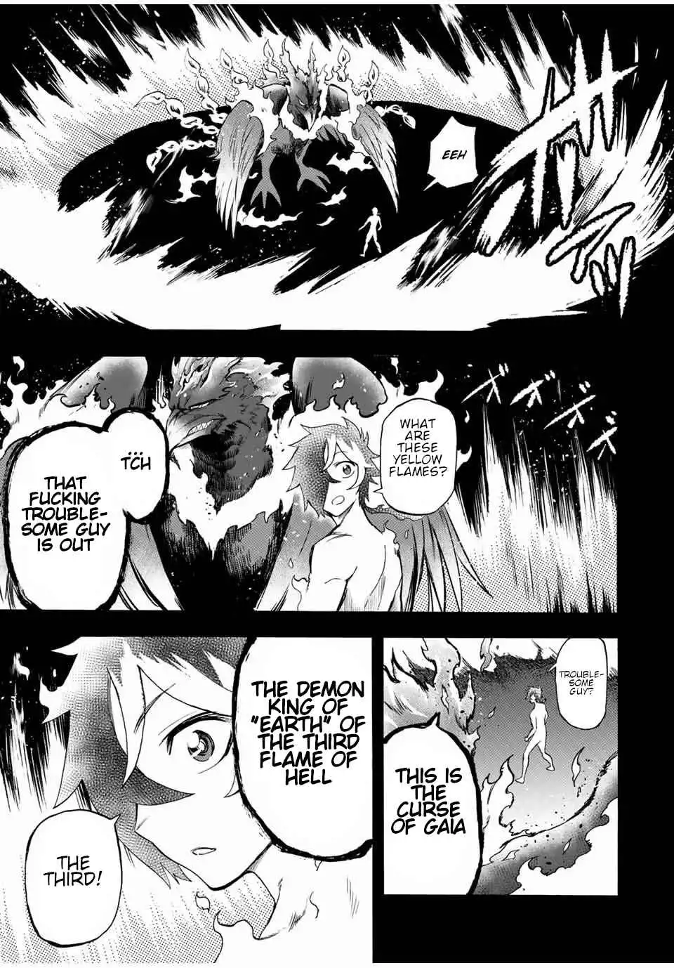 Jigoku no Gouka de Yaka re Tsuzuketa Shounen. Saikyou no Honou Tsukai to Natte Fukkatsu Suru. Chapter 67 10